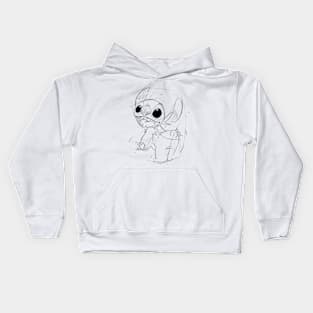 Stitch Sketch Kids Hoodie